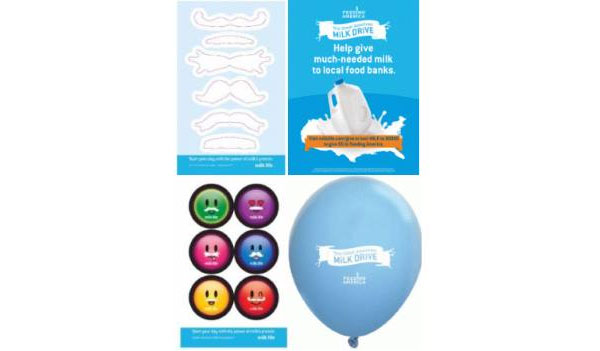 FREE Milk Delivers Balloons, Stickers and Posters (US only)