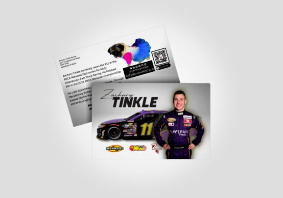 Free Racing Car Driver Postcard